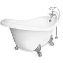American Bath Factory Ascot 60" White AcraStone Package
