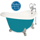 American Bath Factory Champagne Ascot 60" Bisque AcraStone Package