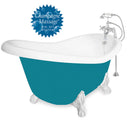 American Bath Factory Champagne Ascot 60" Splash of Color AcraStone Package