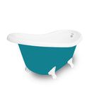 American Bath Factory Marilyn 67" Splash of Color AcraStone Tub & Drain, No Faucet Holes