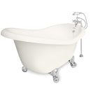 American Bath Factory Marilyn 67" Bisque AcraStone Package