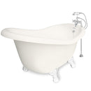 American Bath Factory Marilyn 67" Bisque AcraStone Package