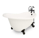 American Bath Factory Marilyn 67" Bisque AcraStone Package