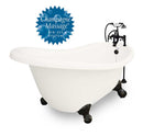 American Bath Factory Champagne Marilyn 67" Bisque AcraStone Package