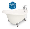 American Bath Factory Champagne Marilyn 67" Bisque AcraStone Package