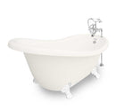 American Bath Factory Marilyn 67" Bisque AcraStone Package
