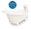 American Bath Factory Champagne Marilyn 67" Bisque AcraStone Package