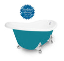 American Bath Factory Champagne Marilyn 67" Splash of Color AcraStone Tub & Drain , 7" Faucet Holes