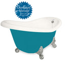 American Bath Factory Champagne Marilyn 67" Bisque AcraStone Tub & Drain , 7" Faucet Holes