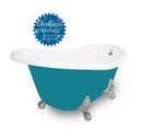 American Bath Factory Champagne Marilyn 67" Splash of Color AcraStone Tub & Drain , No Faucet Holes