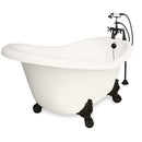 American Bath Factory Marilyn 67" Bisque AcraStone Package