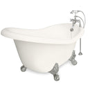 American Bath Factory Marilyn 67" Bisque AcraStone Package