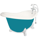 American Bath Factory Marilyn 67" Bisque AcraStone Package