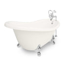 American Bath Factory Marilyn 67" Bisque AcraStone Package