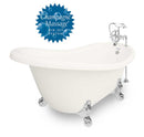 American Bath Factory Champagne Marilyn 67" Bisque AcraStone Package