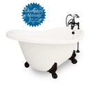 American Bath Factory Champagne Marilyn 67" Bisque AcraStone Package