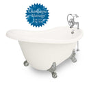 American Bath Factory Champagne Marilyn 67" Bisque AcraStone Package