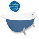 American Bath Factory Champagne Churchill 71" Splash of Color AcraStone Tub & Drain , 7" Faucet Holes