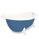 American Bath Factory Churchill 71" Bisque AcraStone Tub & Drain, No Faucet Holes