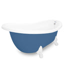 American Bath Factory Churchill 71" Splash of Color AcraStone Tub & Drain, 7" Faucet Holes