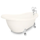American Bath Factory Churchill 71" Bisque AcraStone Package