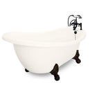 American Bath Factory Churchill 71" Bisque AcraStone Package