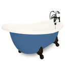 American Bath Factory Churchill 71" Bisque AcraStone Package