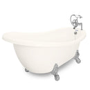 American Bath Factory Churchill 71" Bisque AcraStone Package