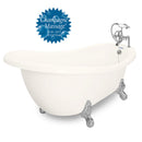 American Bath Factory Champagne Churchill 71" Bisque AcraStone Package