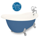 American Bath Factory Champagne Churchill 71" Bisque AcraStone Package