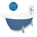 American Bath Factory Champagne Churchill 71" Splash of Color AcraStone Package