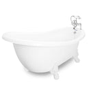American Bath Factory Churchill 71" White AcraStone Package