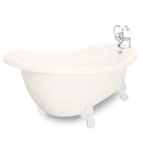 American Bath Factory Churchill 71" Bisque AcraStone Package