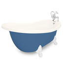 American Bath Factory Churchill 71" Bisque AcraStone Package