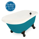 American Bath Factory Champagne Jester 54" Bisque AcraStone Tub & Drain , 7" Faucet Holes