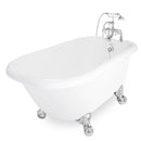 American Bath Factory Jester 54" White AcraStone Package