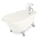 American Bath Factory Jester 54" Bisque AcraStone Package