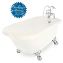 American Bath Factory Champagne Jester 54" Bisque AcraStone Package
