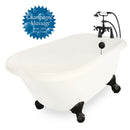 American Bath Factory Champagne Jester 54" Bisque AcraStone Package