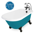 American Bath Factory Champagne Jester 54" Splash of Color AcraStone Package