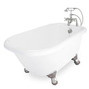 American Bath Factory Jester 54" White AcraStone Package