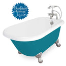 American Bath Factory Champagne Jester 54" Splash of Color AcraStone Package
