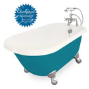 American Bath Factory Champagne Jester 54" Bisque AcraStone Package