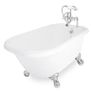 American Bath Factory Jester 54" White AcraStone Package