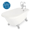 American Bath Factory Champagne Jester 54" Bisque AcraStone Package