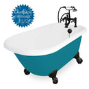 American Bath Factory Champagne Jester 54" Splash of Color AcraStone Package