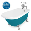 American Bath Factory Champagne Jester 54" Splash of Color AcraStone Package
