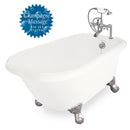 American Bath Factory Champagne Jester 54" Bisque AcraStone Package