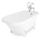 American Bath Factory Jester 54" White AcraStone Package