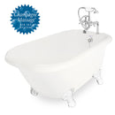 American Bath Factory Champagne Jester 54" Bisque AcraStone Package